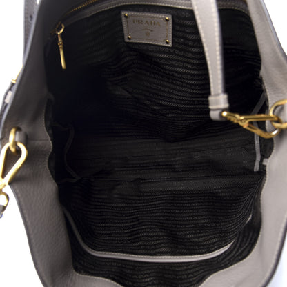 Prada Vitello Daino Tote Argilla 6 of 10