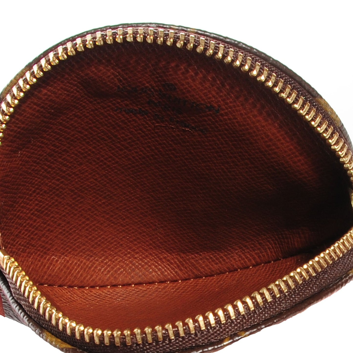 Monogram Round Coin Purse