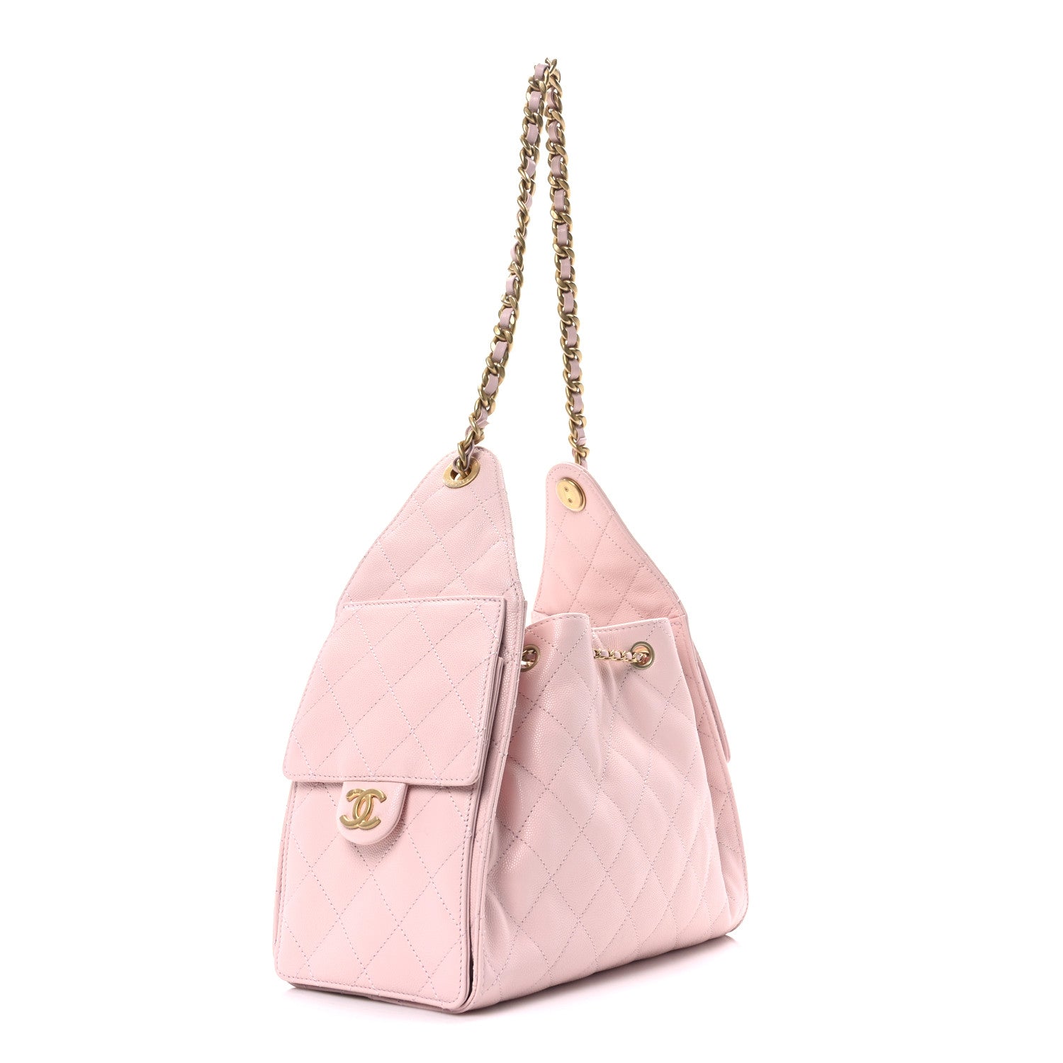 Chanel Caviar Quilted Small Chanel 25 Handbag Light Pink 3 of 10