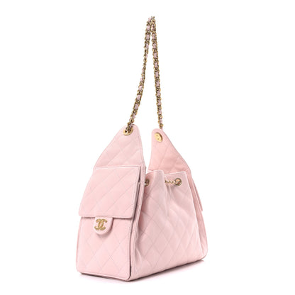 Chanel Caviar Quilted Small Chanel 25 Handbag Light Pink 3 of 10