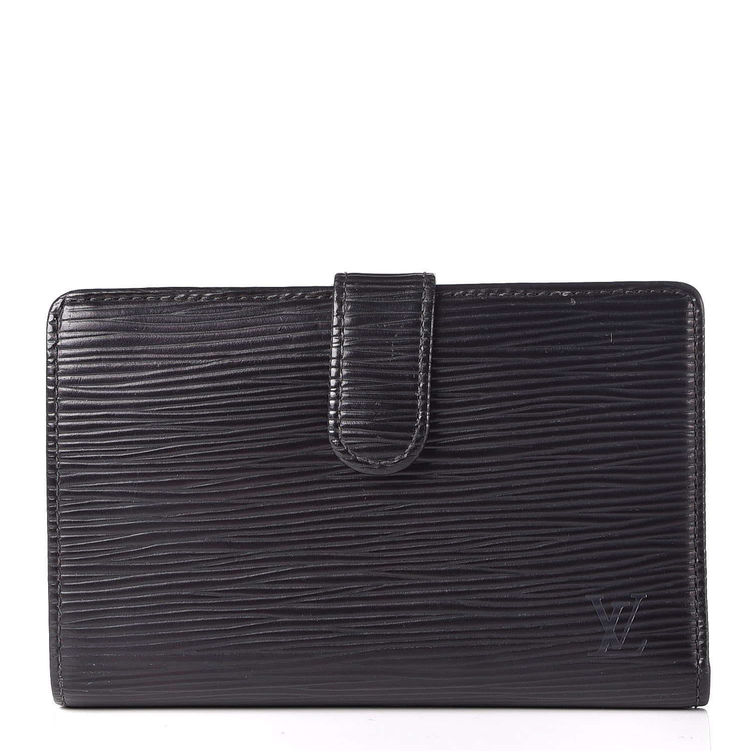 Louis Vuitton Epi French Purse Wallet Black 1 of 10