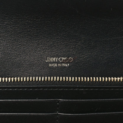 Jimmy Choo Snakeskin Embossed Chain Clutch 6 of 9