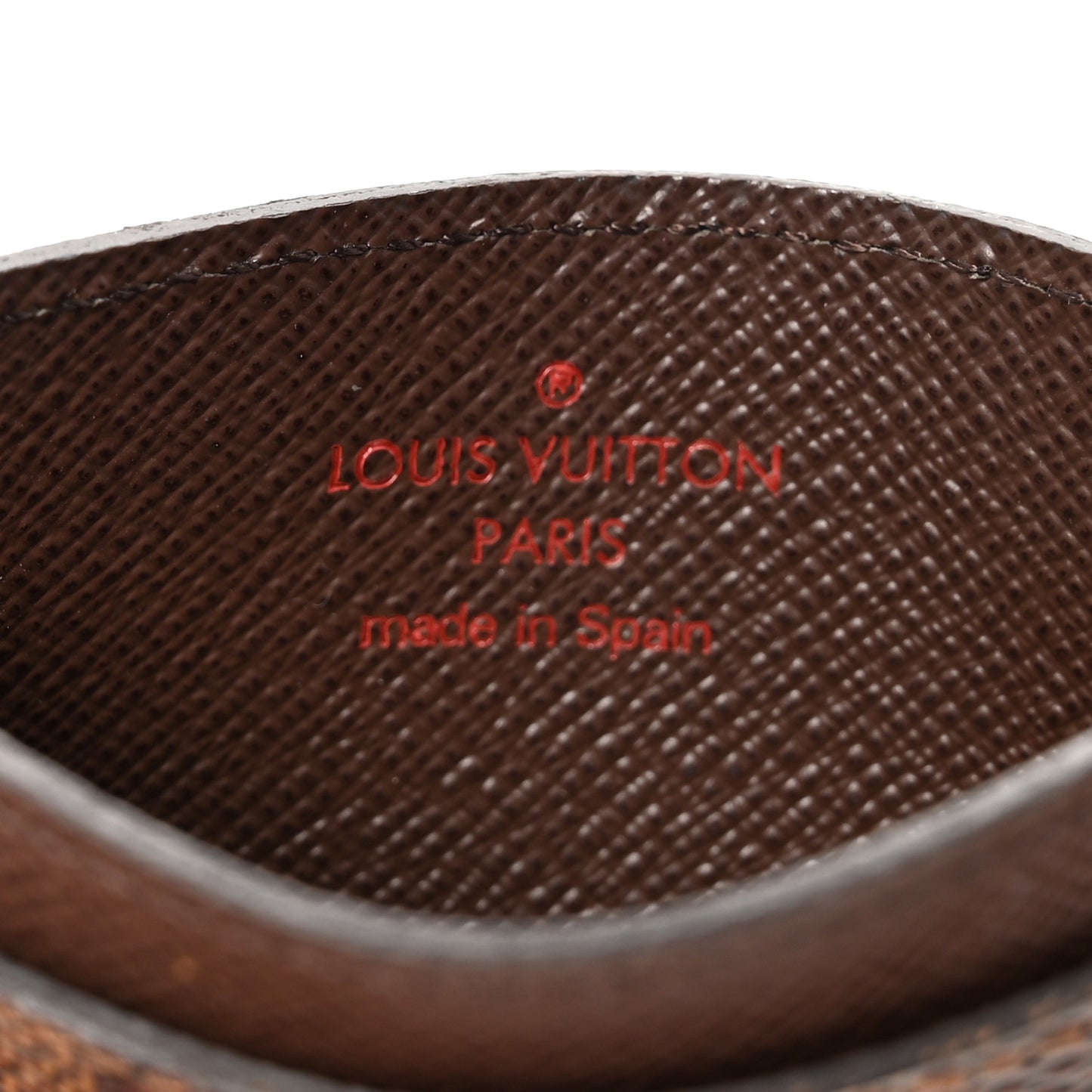Damier Ebene Card Holder