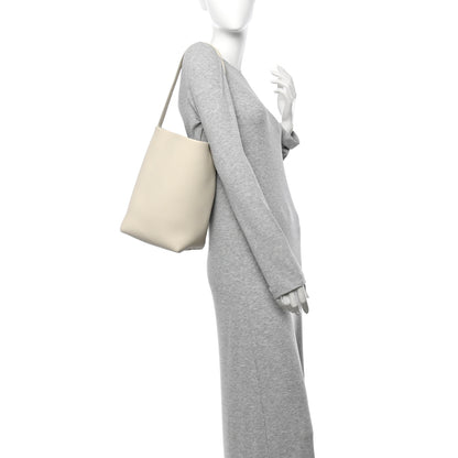 The Row Grained Calfskin Medium N/S Park Tote Ivory 2 of 10
