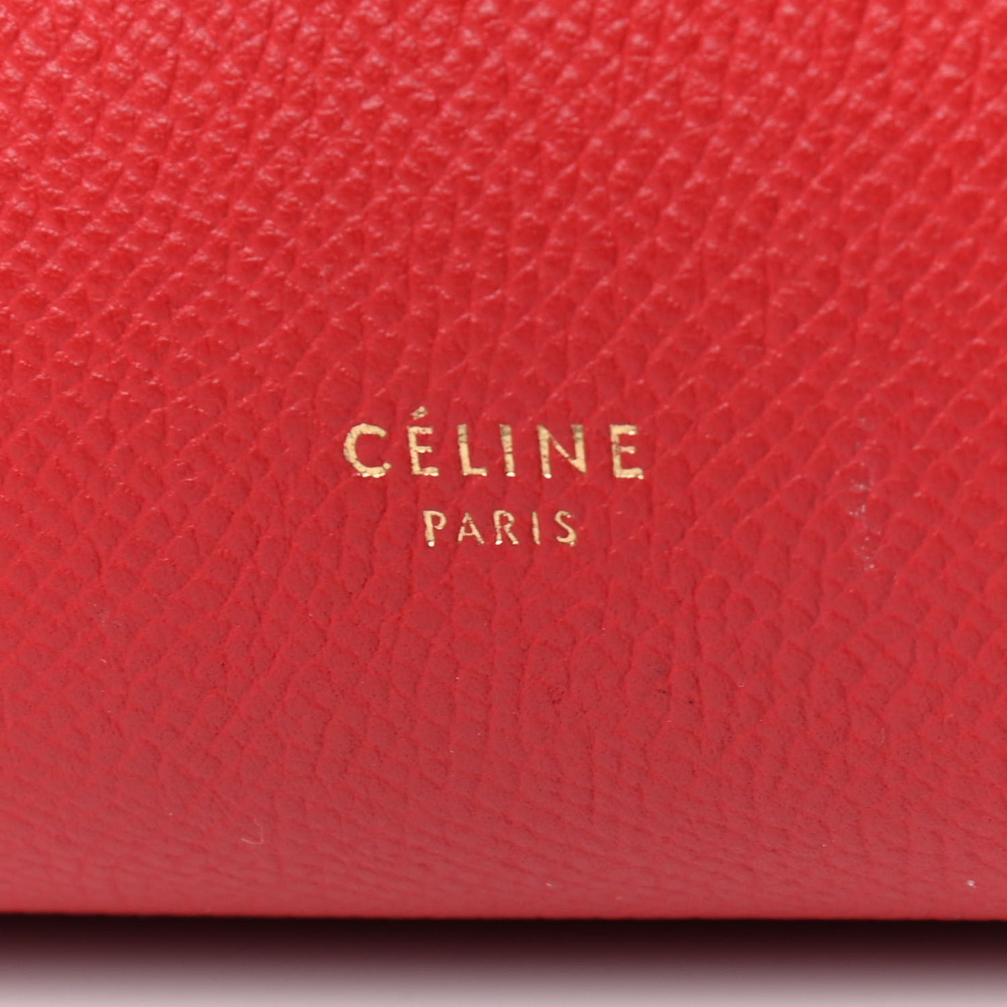 Grained Calfskin Mini Belt Bag Coquelicot