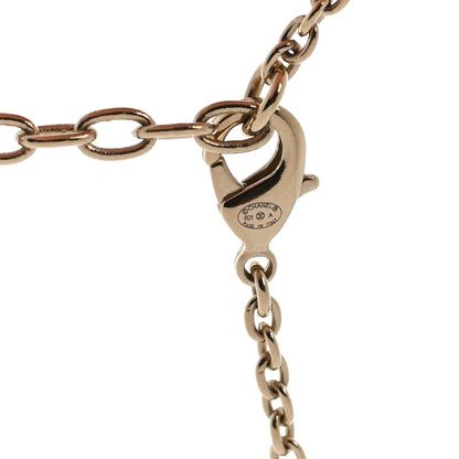 Chanel Pearl Logo Necklace Gold 5 of 6