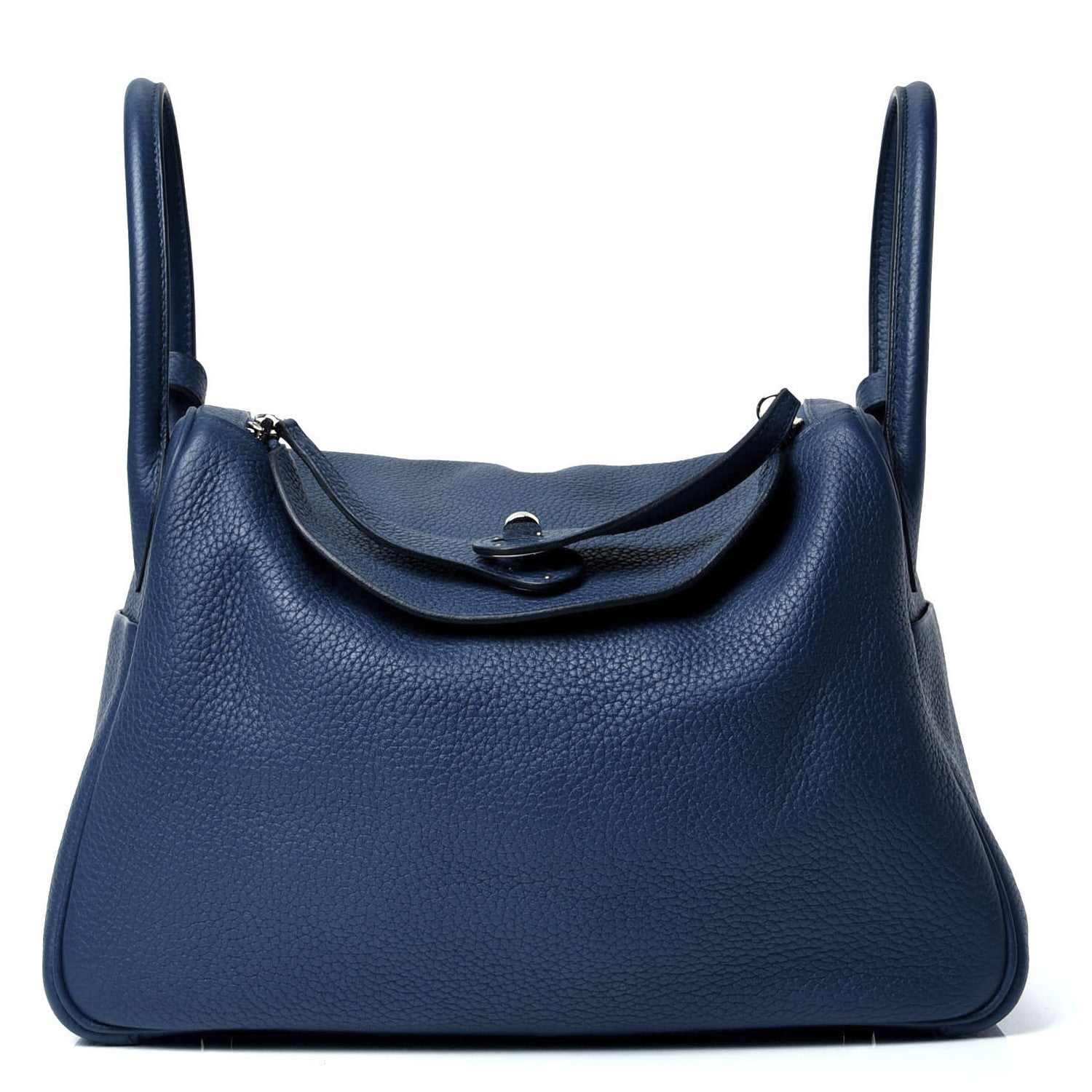 Hermes Taurillon Clemence Lindy 30 Bleu De Malte 1 of 4