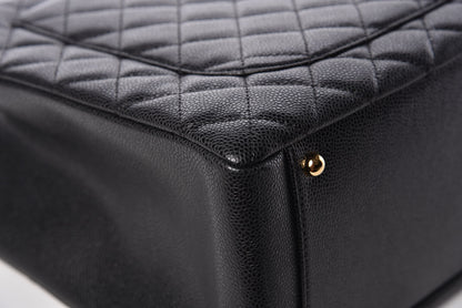Chanel Caviar Quilted XL Grand Shopping Tote GST Black 12 of 13