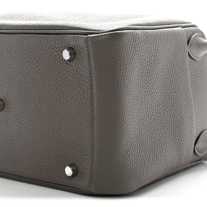Hermes Taurillon Clemence Lindy 30 Etain 10 of 10