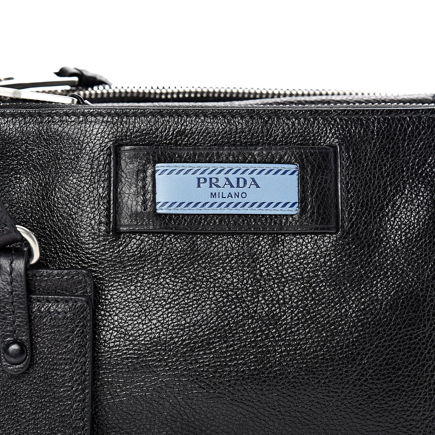 Glace Calfskin Studded Etiquette Shoulder Bag Black