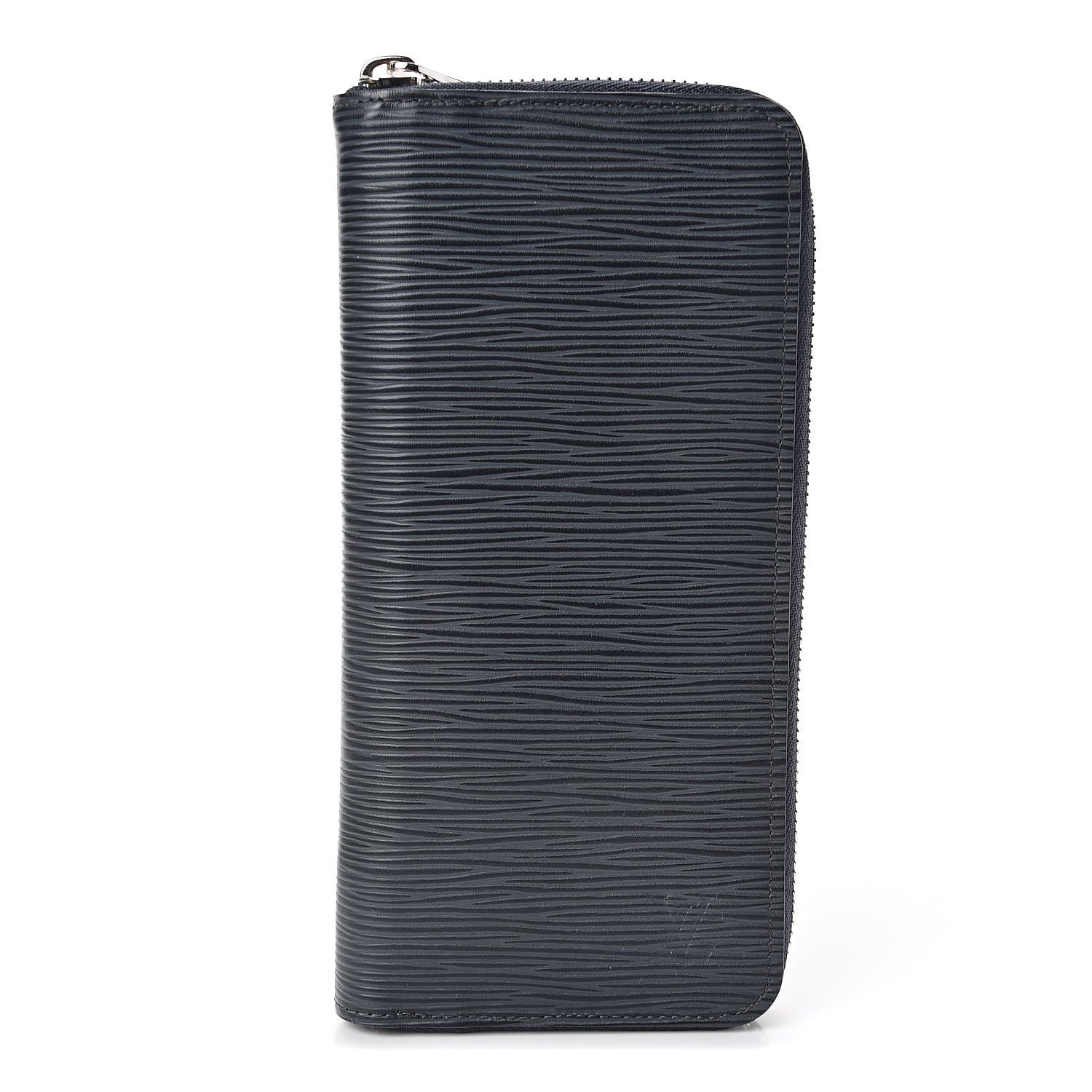 Louis Vuitton Epi Zippy Vertical Wallet Blue Nuit 1 of 6