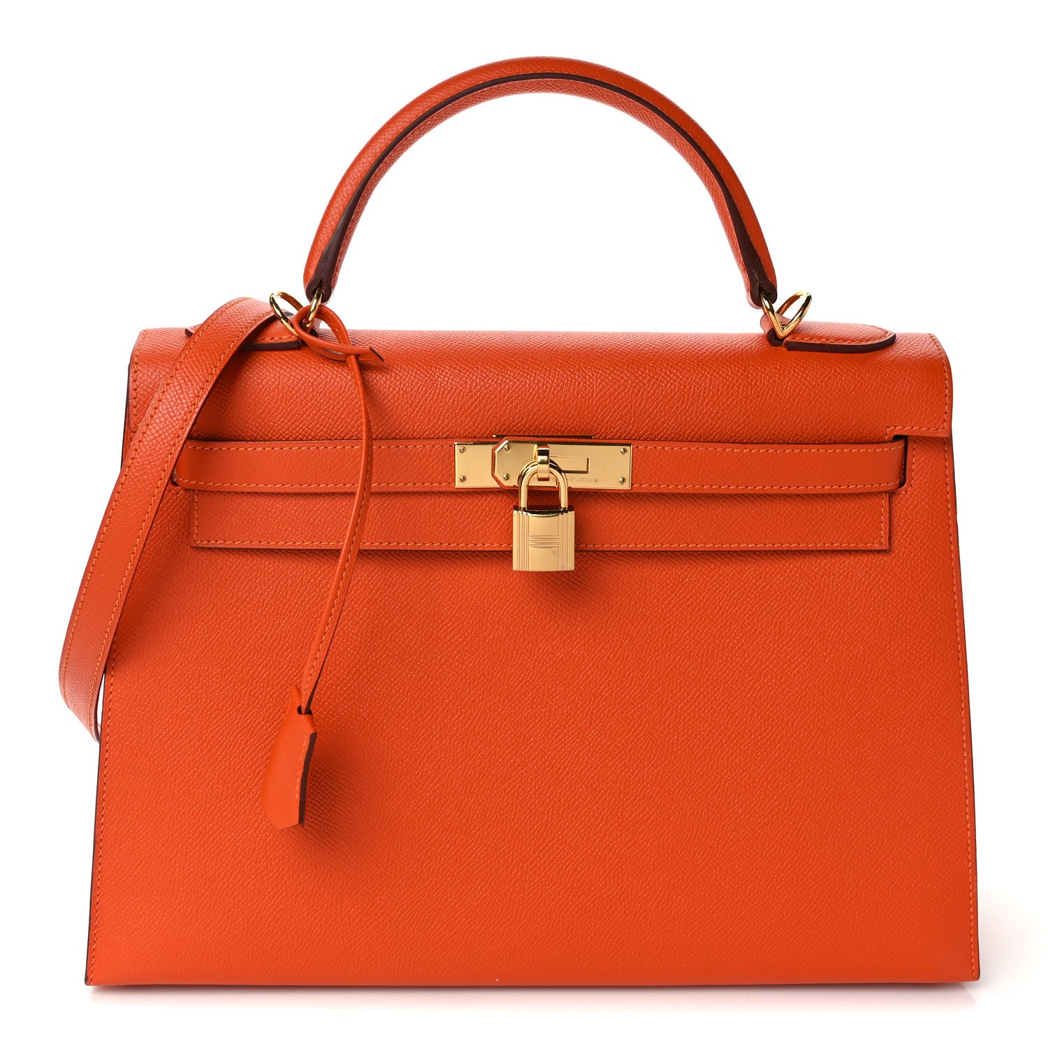 Hermes Epsom Kelly Sellier 32 Feu 1 of 8