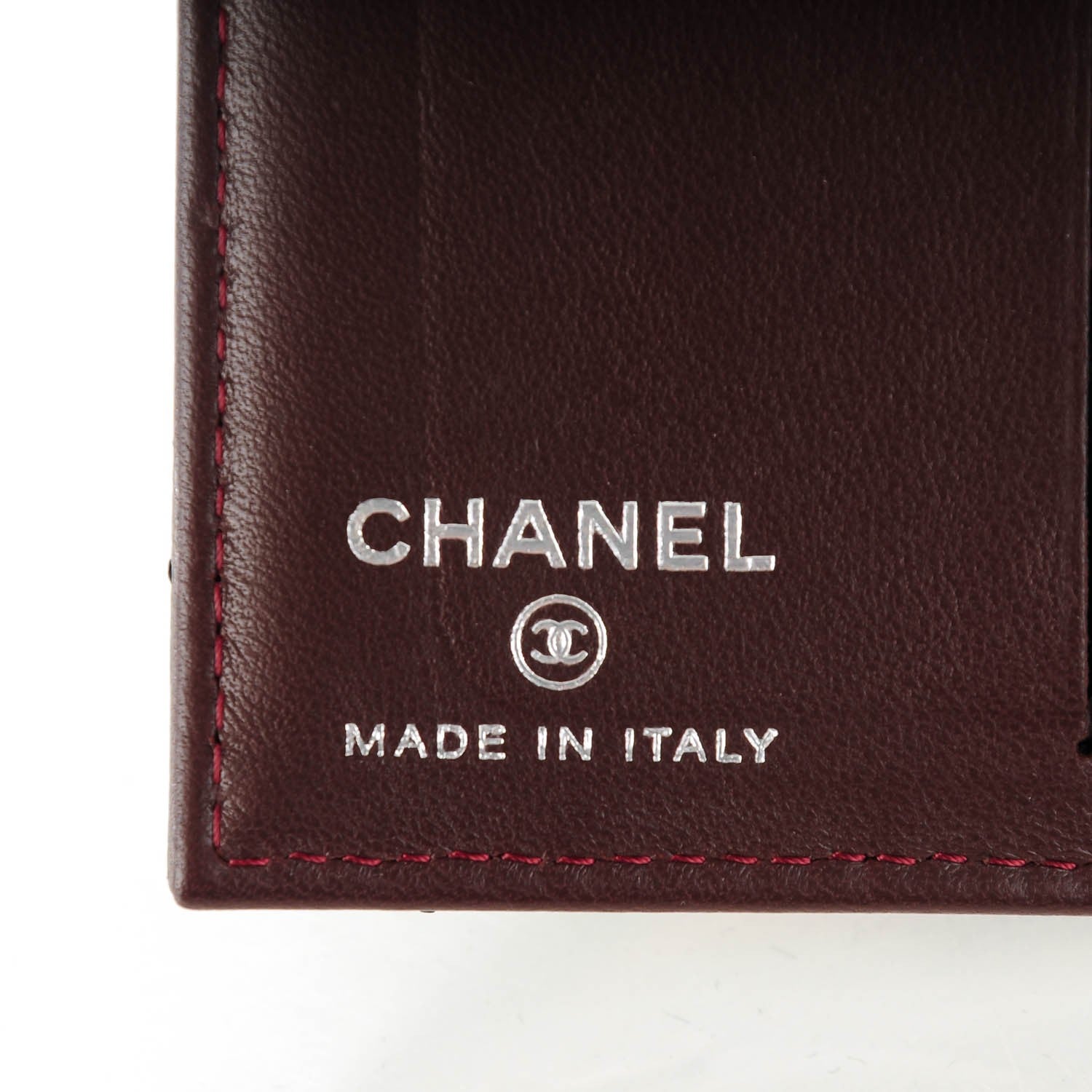 Chanel Lambskin Quilted Card Holder Wallet Black 6 of 7