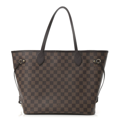 Louis Vuitton Damier Ebene Neo Neverfull MM Rose Ballerine 3 of 10