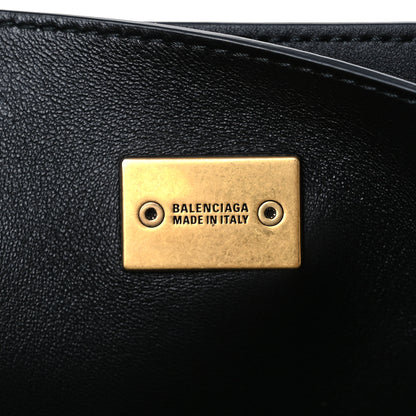 Balenciaga Smooth Calfskin Small Bel Air Carry All Bag Black 7 of 11