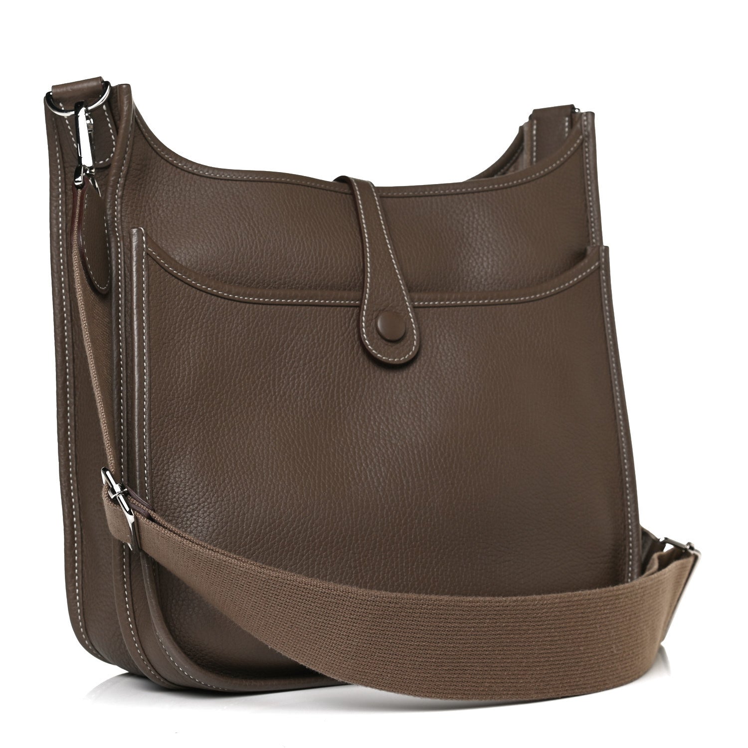 Hermes Taurillon Clemence Evelyne III PM Etoupe 3 of 14