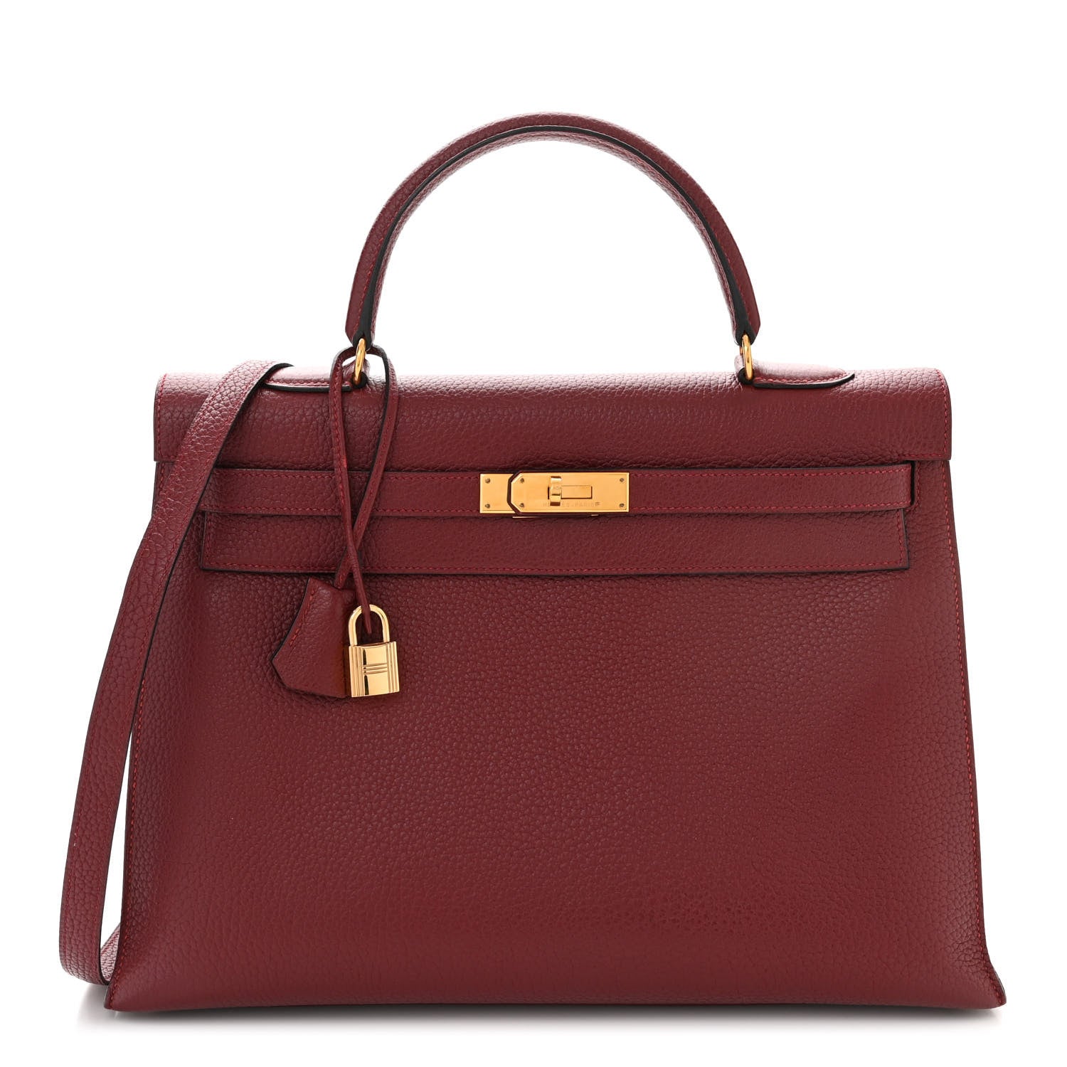 Hermes Ardennes Kelly Sellier 35 Rouge H 1 of 14