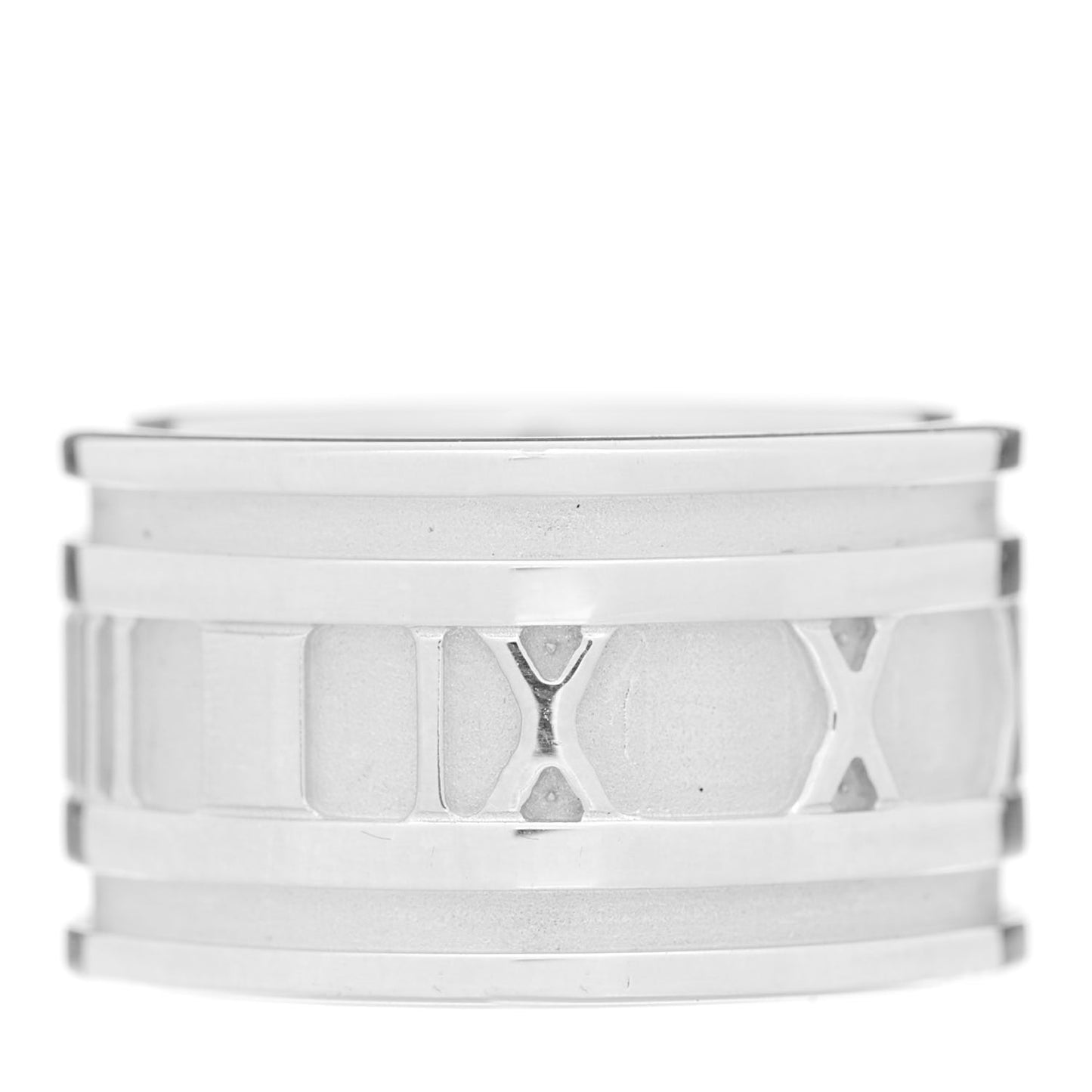 Sterling Silver 12mm Atlas Band Ring 54 7