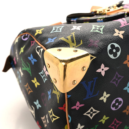 Louis Vuitton Monogram Multicolor Speedy 30 Black 8 of 12
