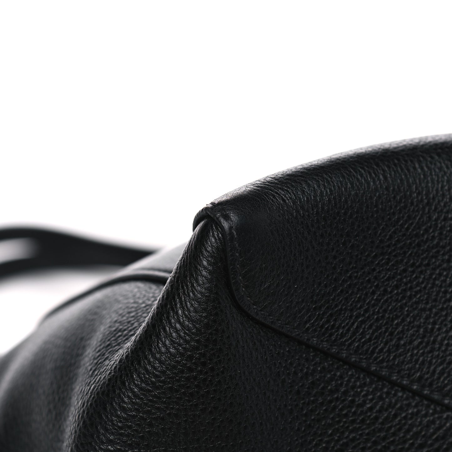 Vitello Phenix Shopping Tote Black