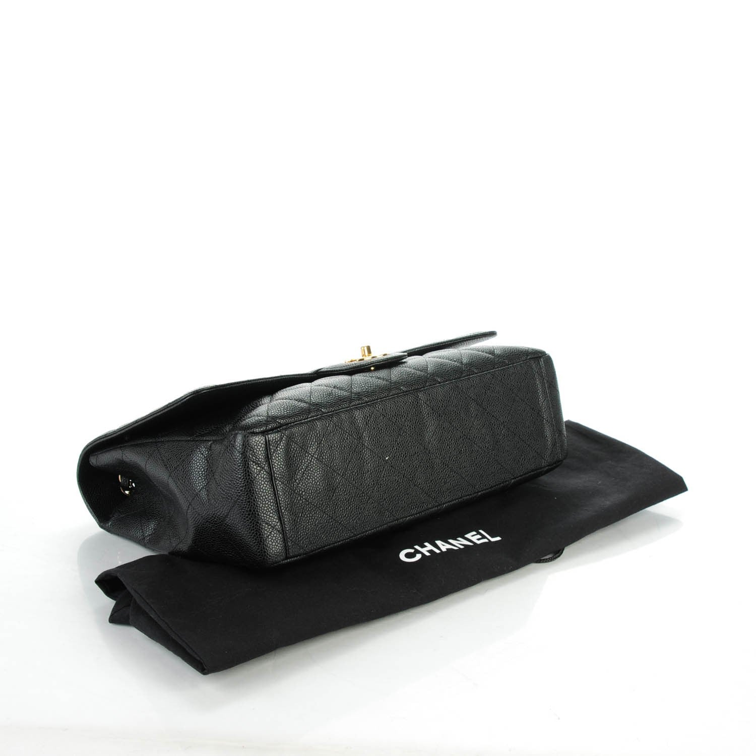 Chanel Caviar Quilted Maxi Single Flap Black 4 of 8