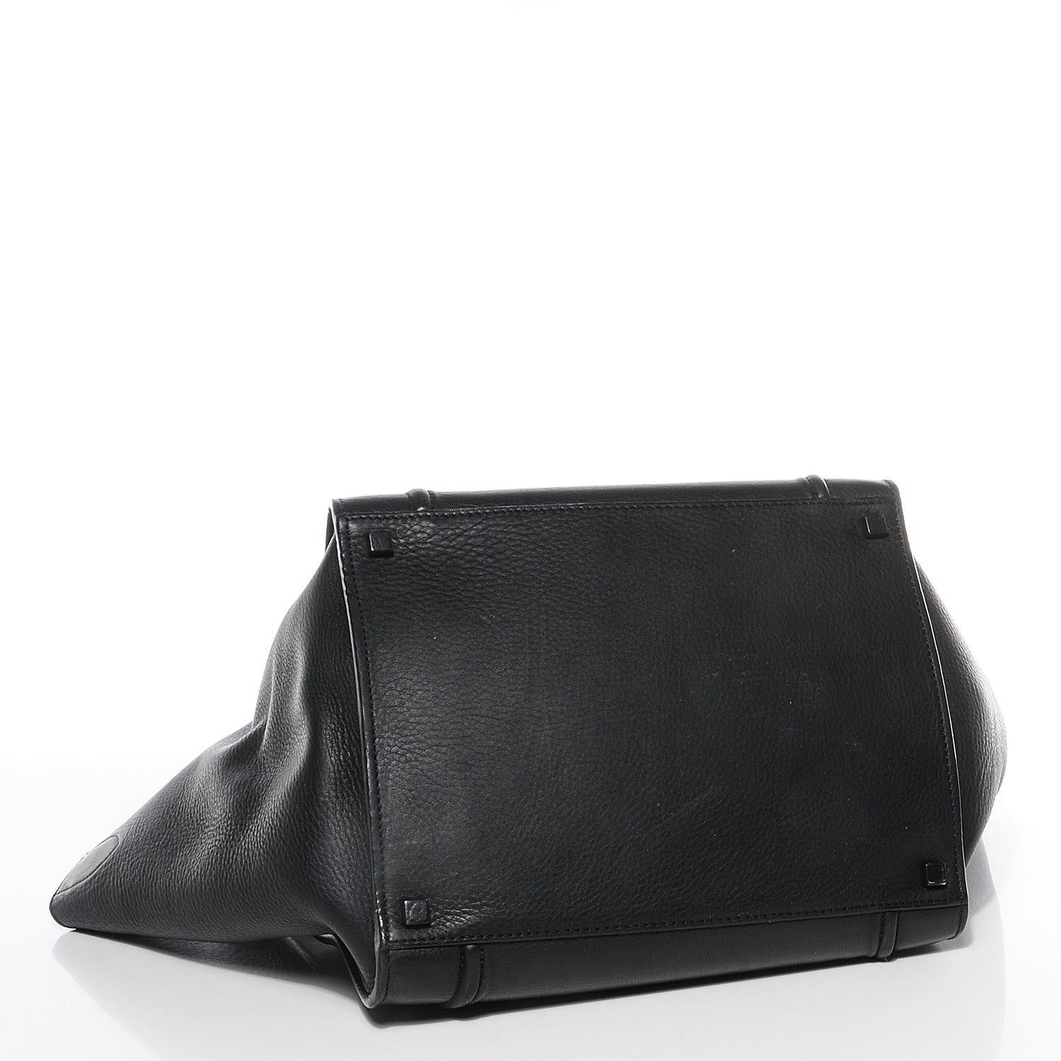 Celine Supple Calfskin Medium Phantom Luggage Black 4 of 8