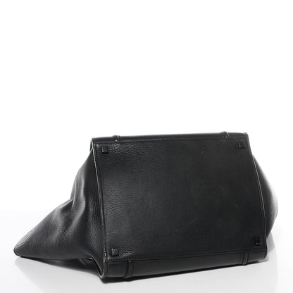 Celine Supple Calfskin Medium Phantom Luggage Black 4 of 8