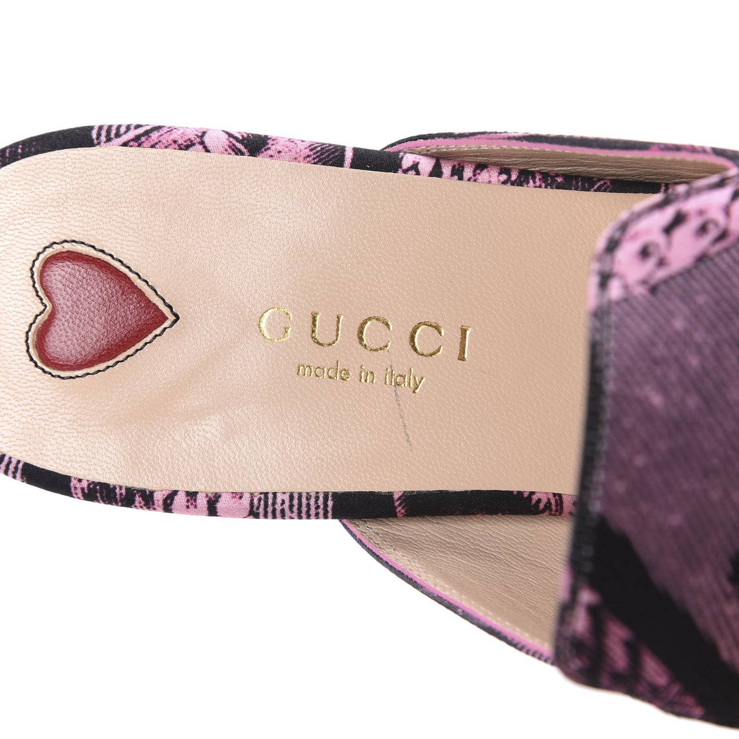 Silk Satin Saint Romain Womens Princetown Slippers 36.5 Pink Black