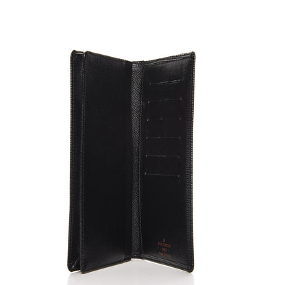 Louis Vuitton Epi Checkbook Organizer Wallet Black 5 of 10