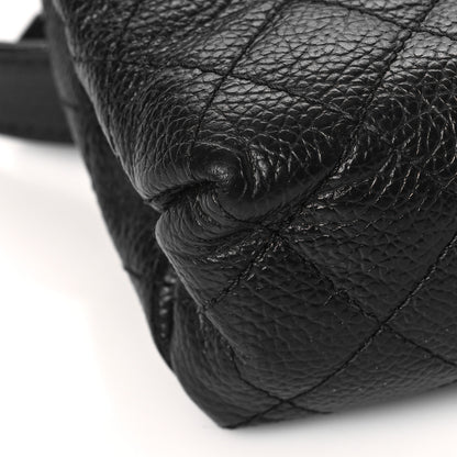 Chanel Grained Calfskin Quilted 2.55 Reissue Flap Belt Bag Clutch Black 9 of 11