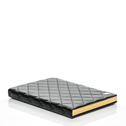 Chanel Lambskin Quilted Notebook Black 4 of 7