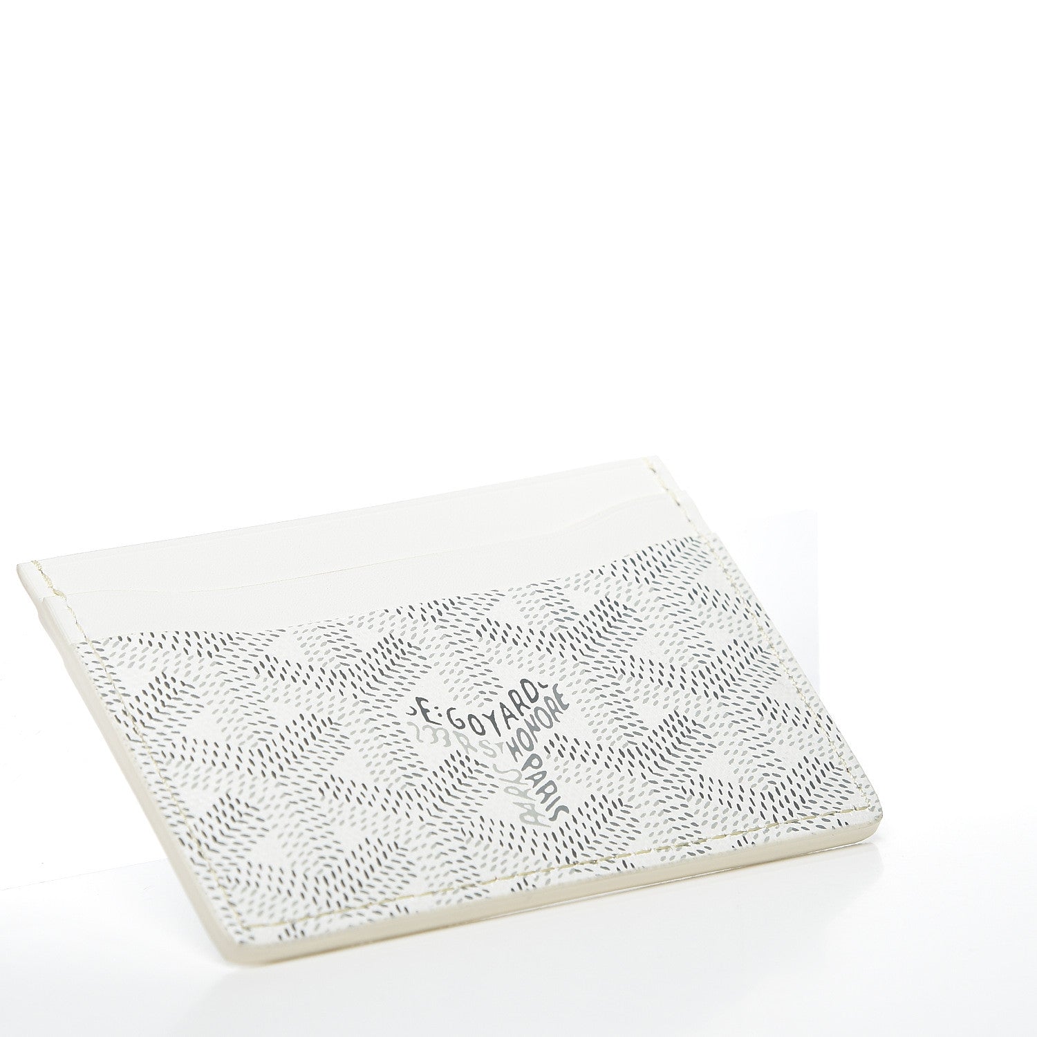 Goyard Goyardine Saint Sulpice Card Holder White 3 of 5