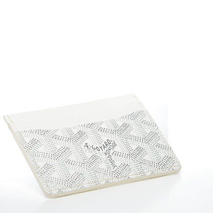 Goyard Goyardine Saint Sulpice Card Holder White 3 of 5