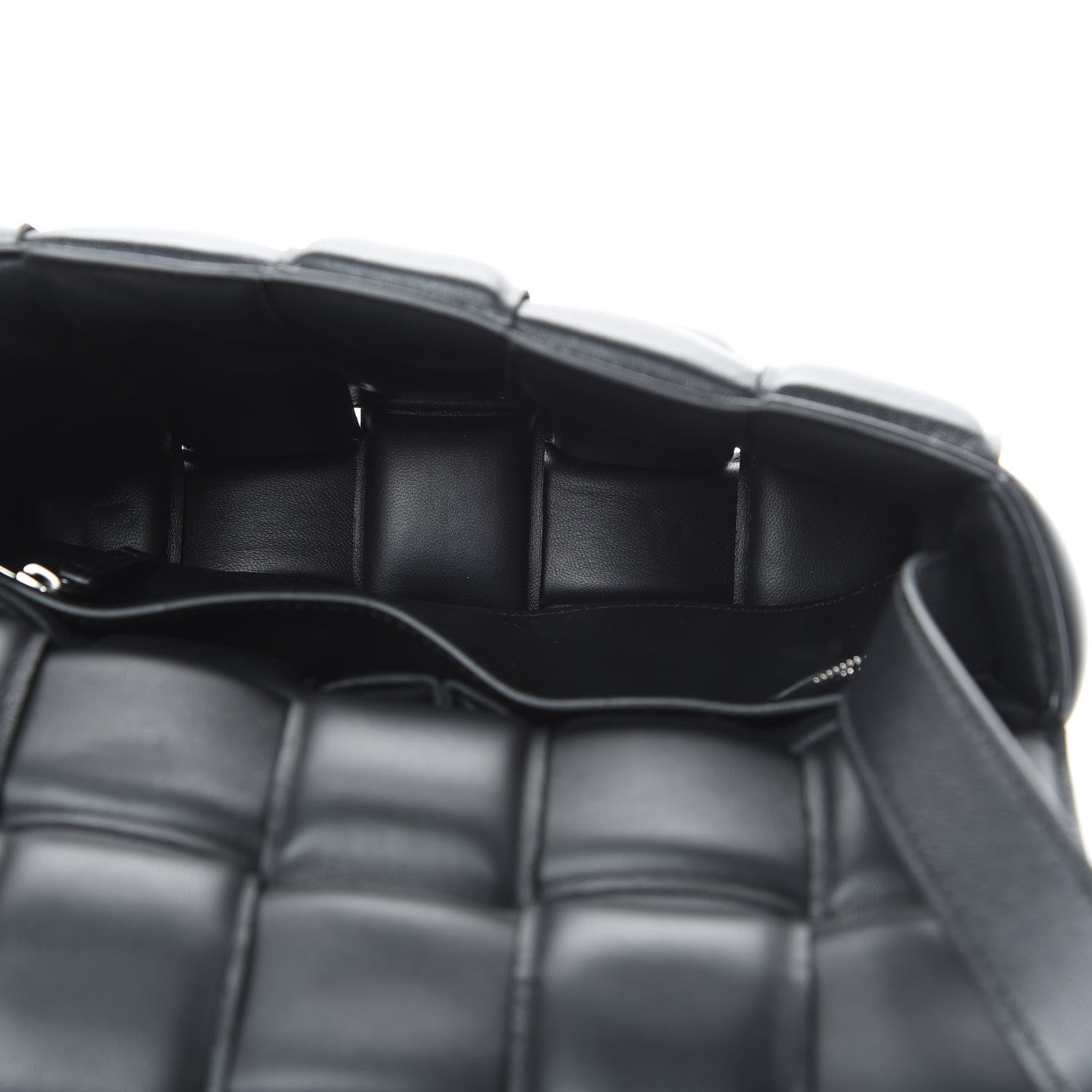 Bottega Veneta Nappa Maxi Intreccio Padded Cassette Crossbody Bag Black 5 of 10
