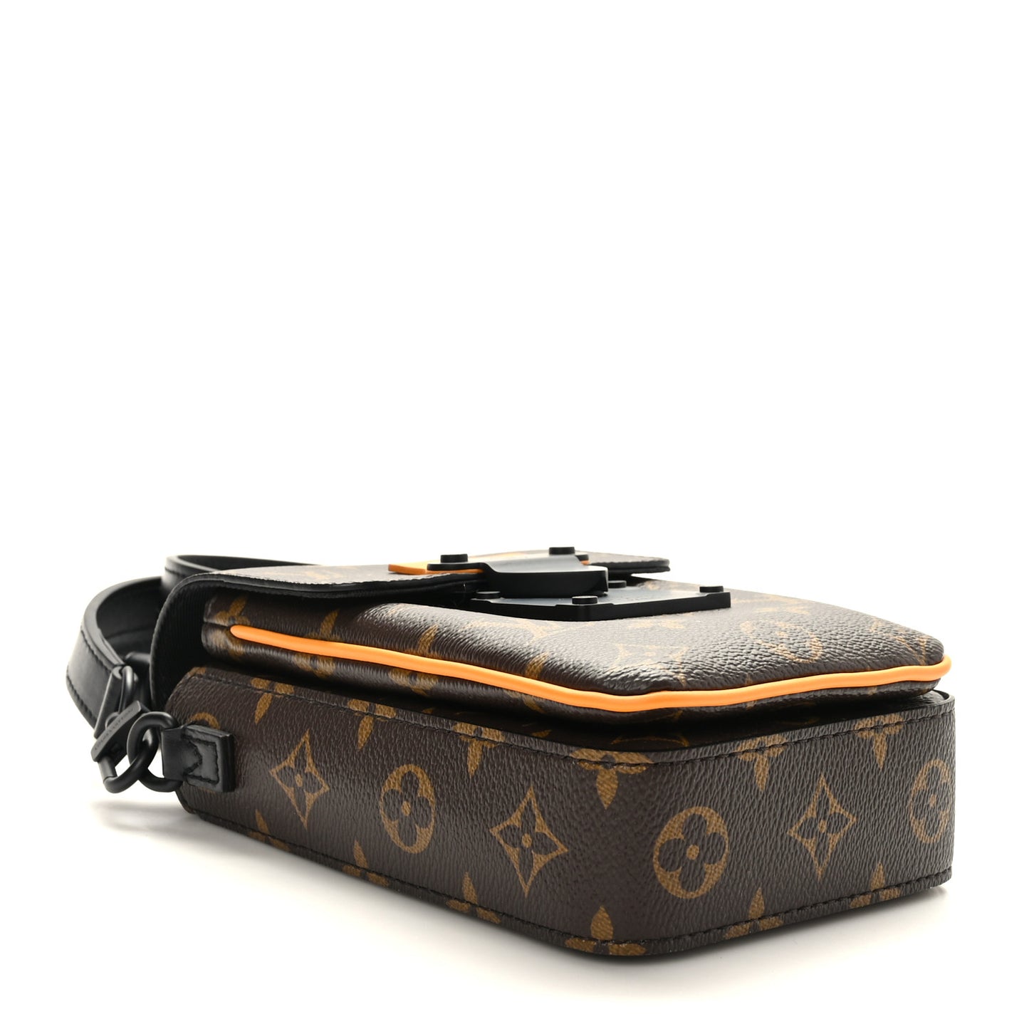 Monogram S Lock Vertical Wearable Wallet Radiant Sun
