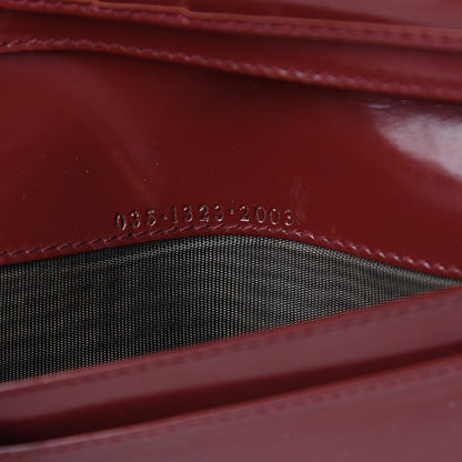 Gucci Patent Embossed G Continental Flap Wallet 7 of 9