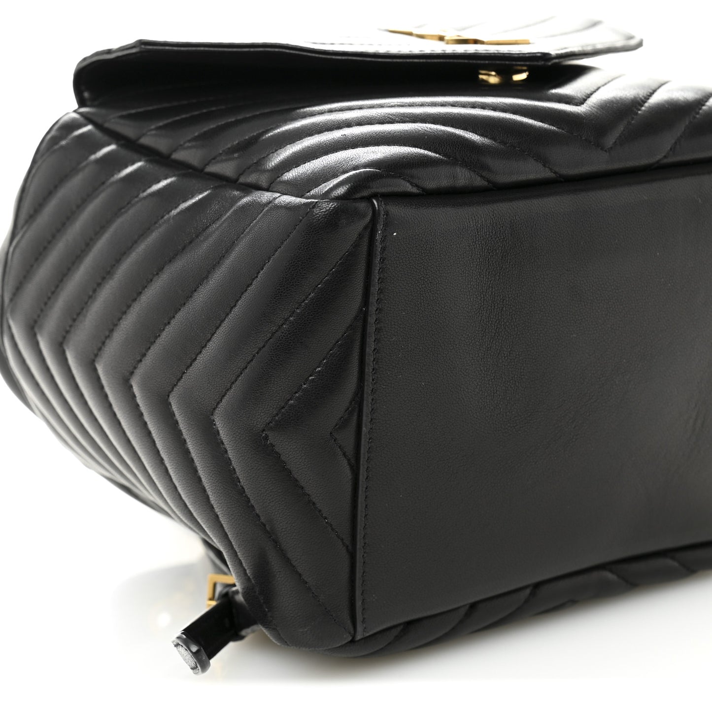 Lambskin Matelasse Monogram Joe Backpack Black