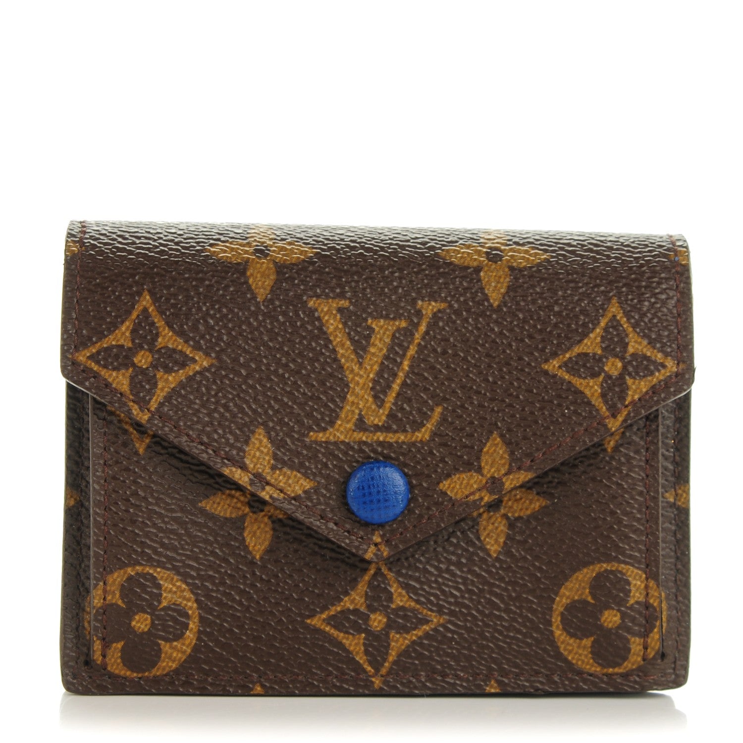 Louis Vuitton Monogram Compact Marie Wallet Blue 1 of 7