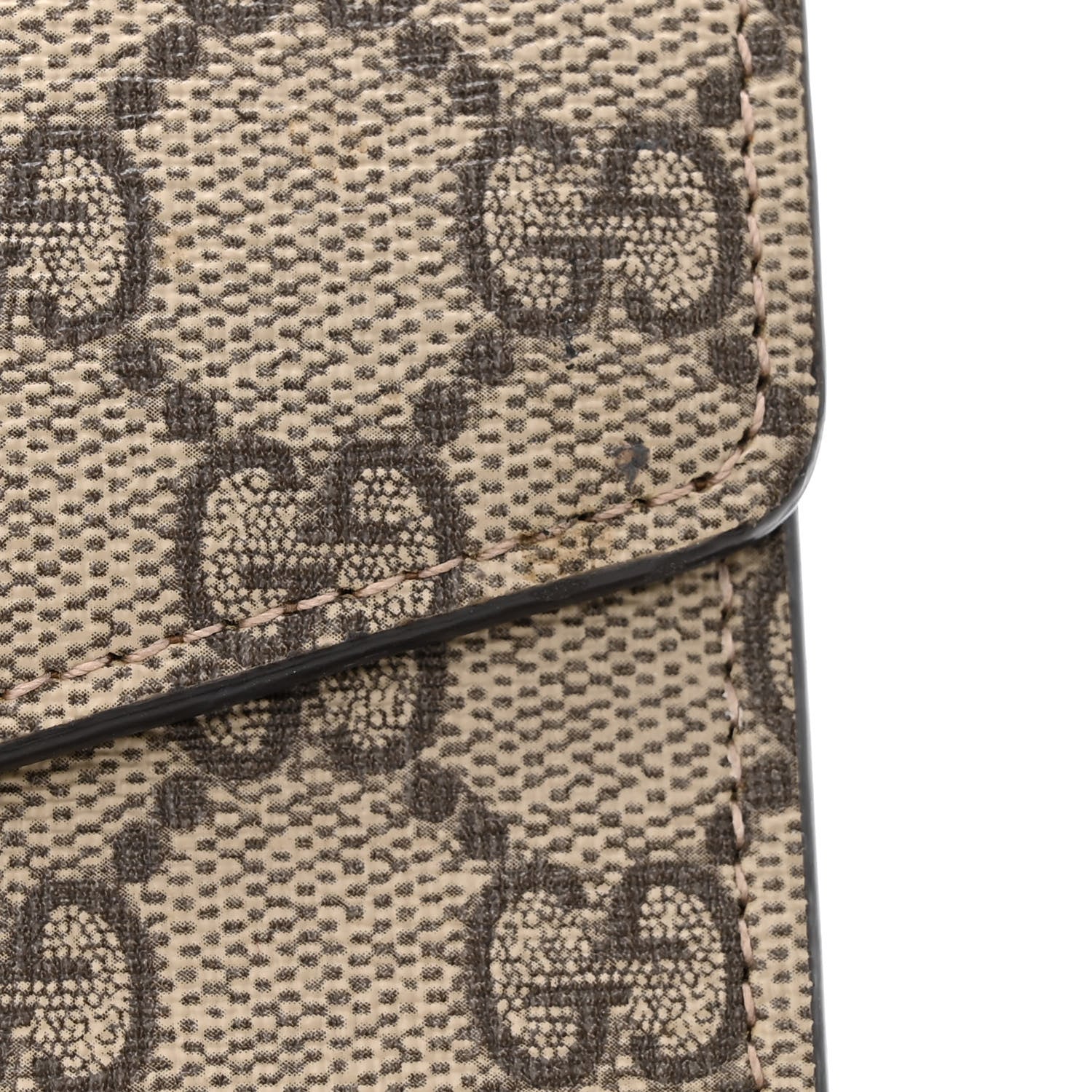 Gucci GG Supreme Monogram Mini Dionysus Chain Wallet Beige Taupe 12 of 12