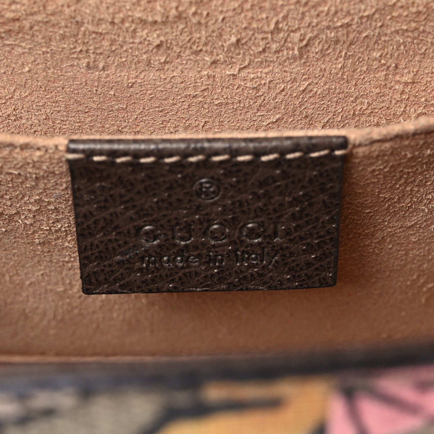 Gucci GG Supreme Monogram Bengal Small Padlock Shoulder Bag Beige Pink 6 of 10