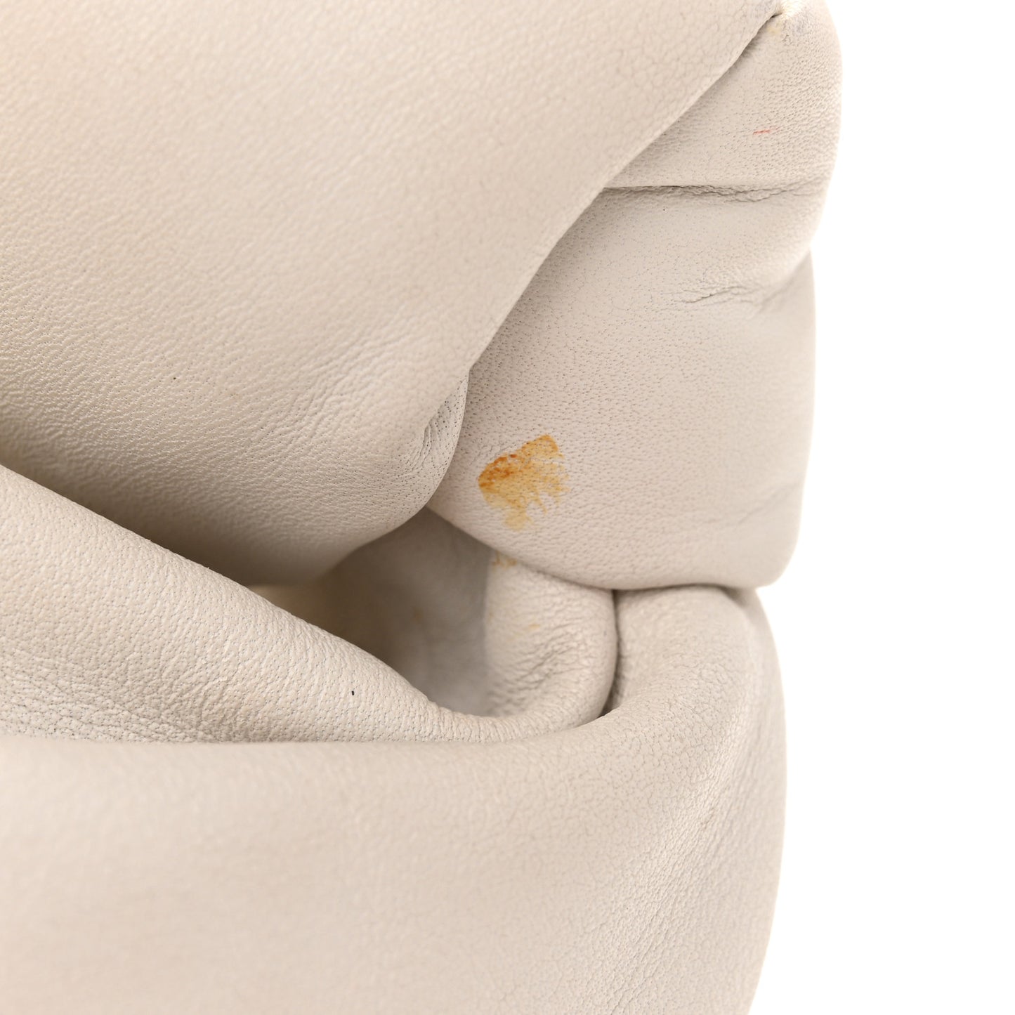 Calfskin Mini Double Knot Bag White