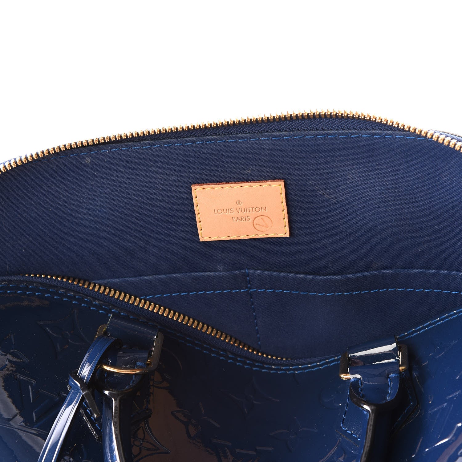 Louis Vuitton Vernis Alma PM Grand Blue 9 of 12