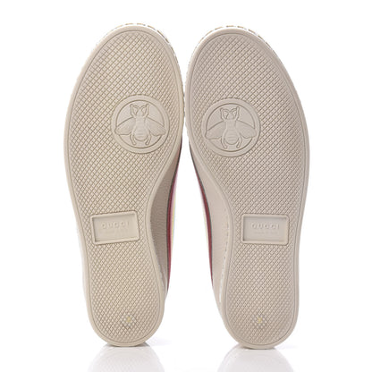 Gucci Calfskin Crystal Rainbow Womens Falacer Sneakers 36 White 6 of 11