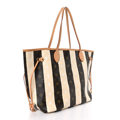 Louis Vuitton Monogram Rayures Neverfull MM 3 of 11