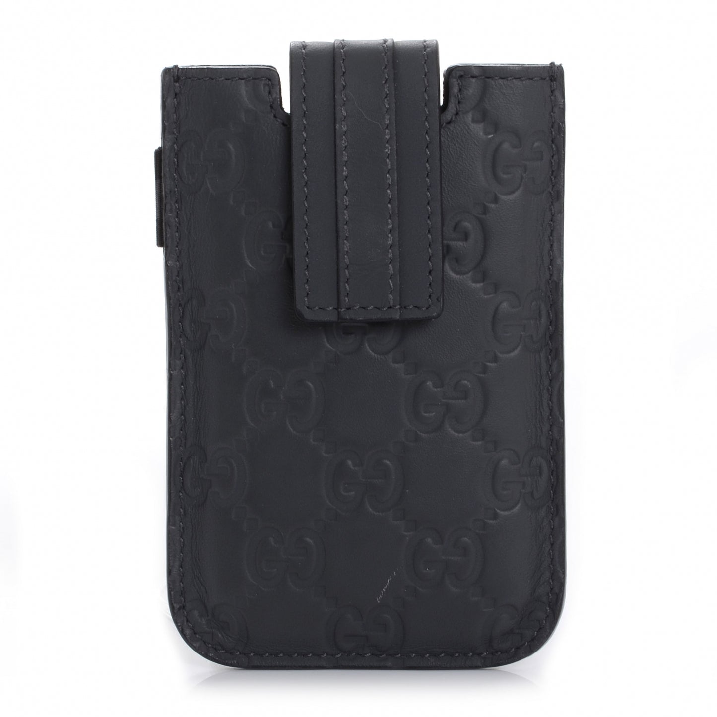 Rubber Guccissima iPhone Case Black