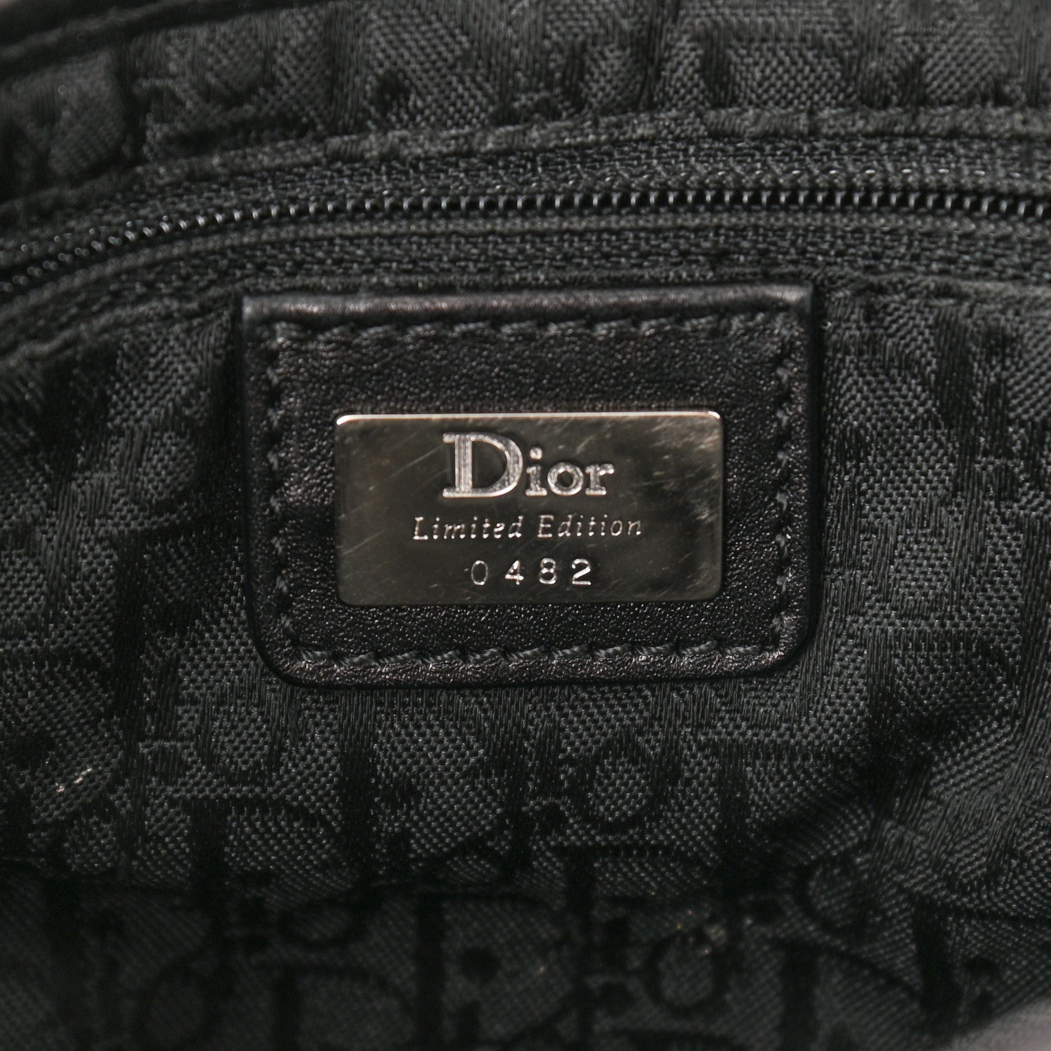 Christian Dior Canvas Paris 50s Saddle Bag Multicolor 6 of 10