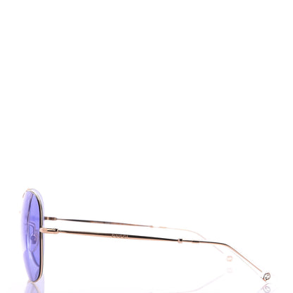 Gucci Aviator Sunglasses GG4253S Gold Purple 3 of 8
