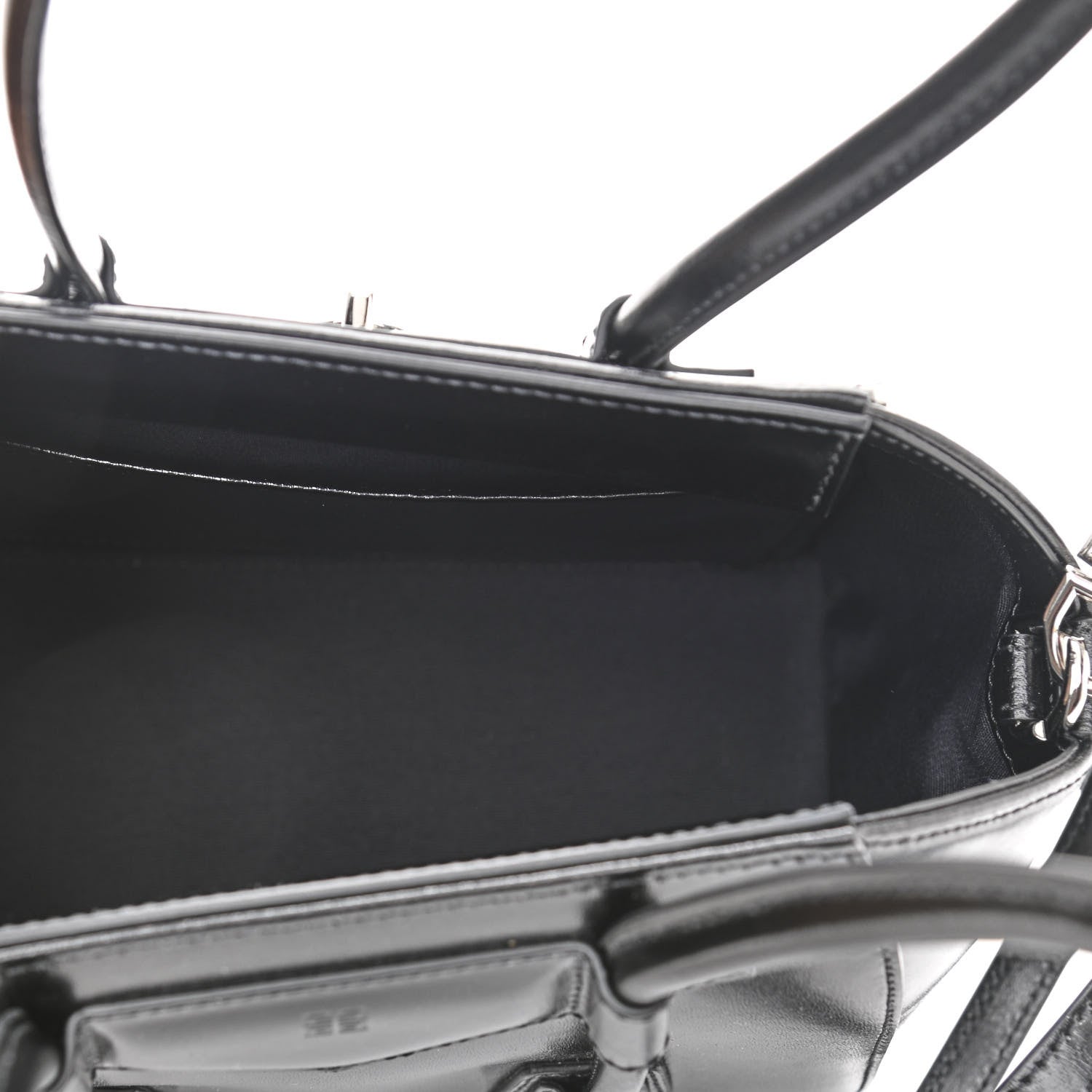 Givenchy Box Calfskin Mini Lock Antigona Black 5 of 10