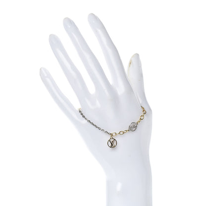 Louis Vuitton Logomania Bracelet Silver Gold 2 of 6