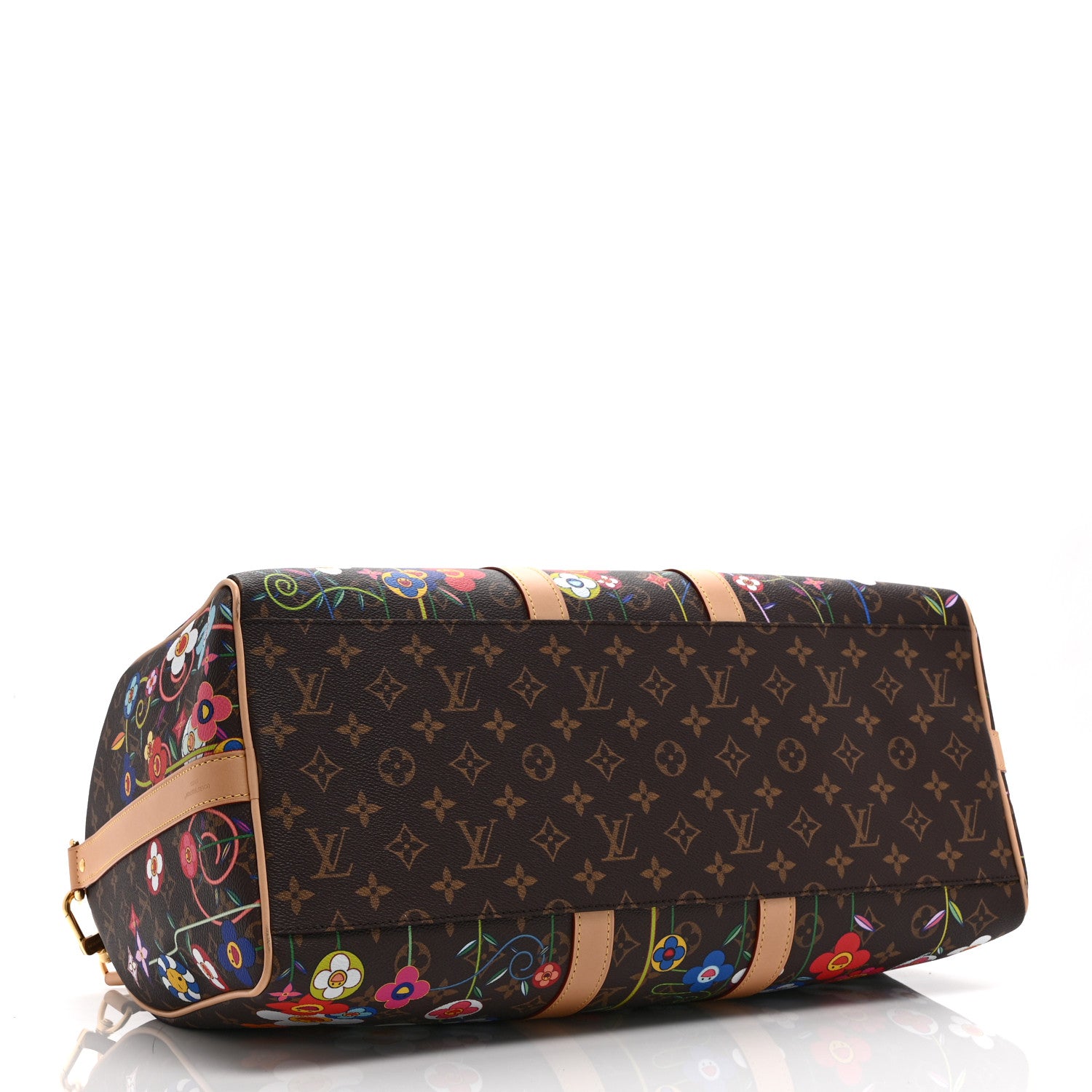 Louis Vuitton LV X TM Monogram Flowers Keepall Bandouliere 45 3 of 8